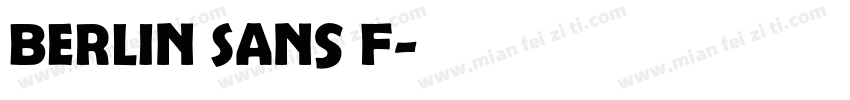 Berlin Sans F字体转换